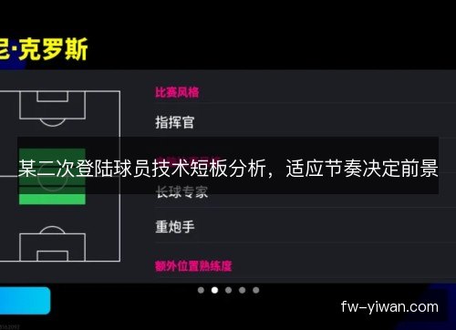 某二次登陆球员技术短板分析，适应节奏决定前景